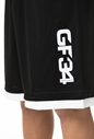 GSA-Ανδρική βερμούδα μπάσκετ GSA GREEK FREAK HYDRO+ μαύρη 